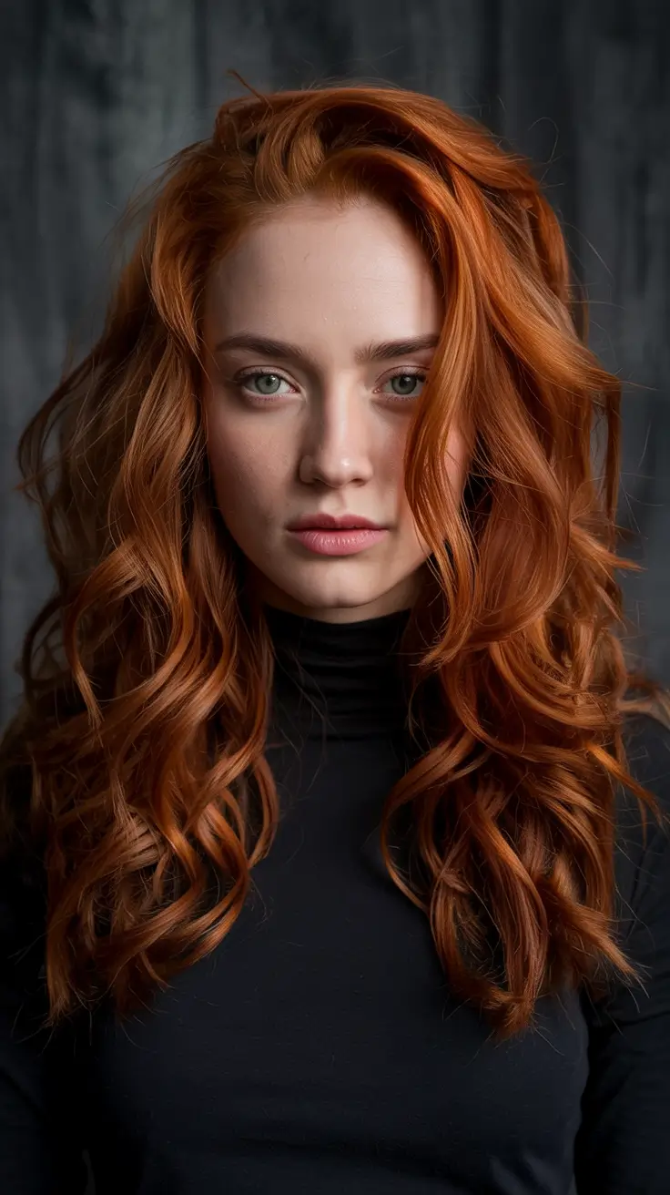 Trends 2025 Amber Flame Waves