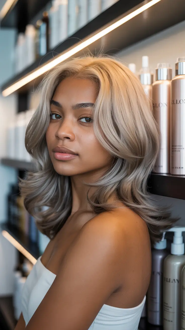 Ash blonde hair color 2026 Cashmere Dimension