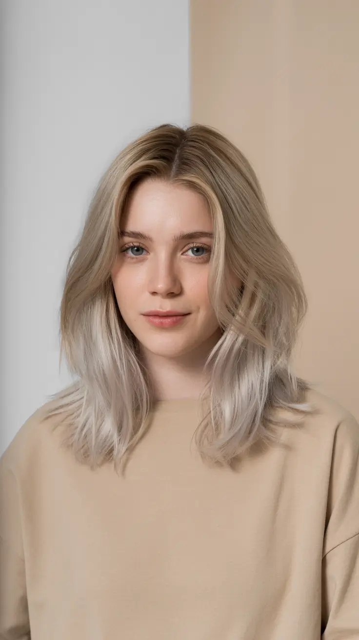 Ash blonde hair color 2026 Butter Ash Gradient