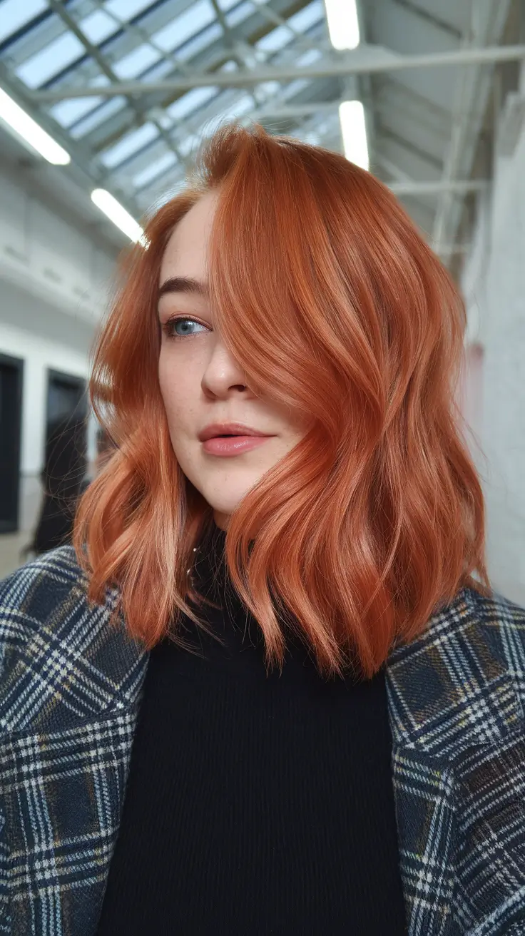 Balayage hair color ideas 2026 Copper Velvet Balayage