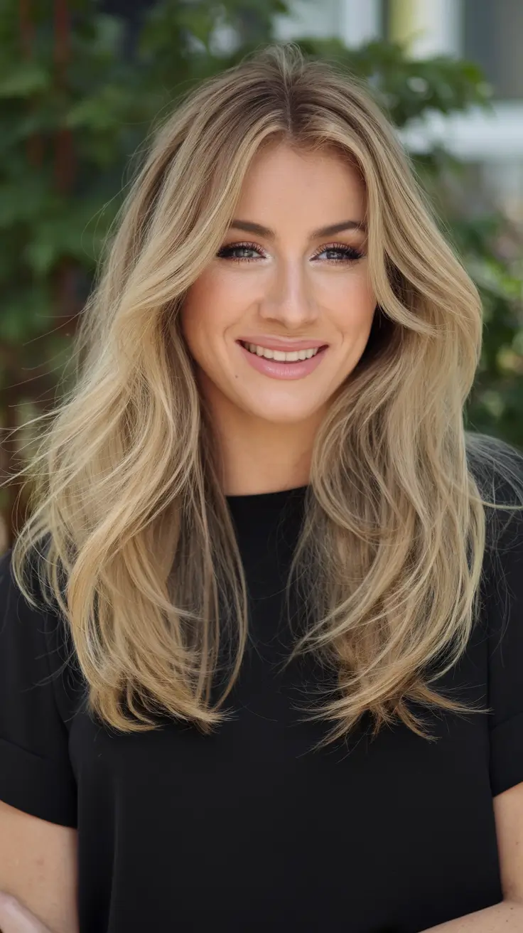 21 Blonde Hair Color 2026 Golden Layered Balayage