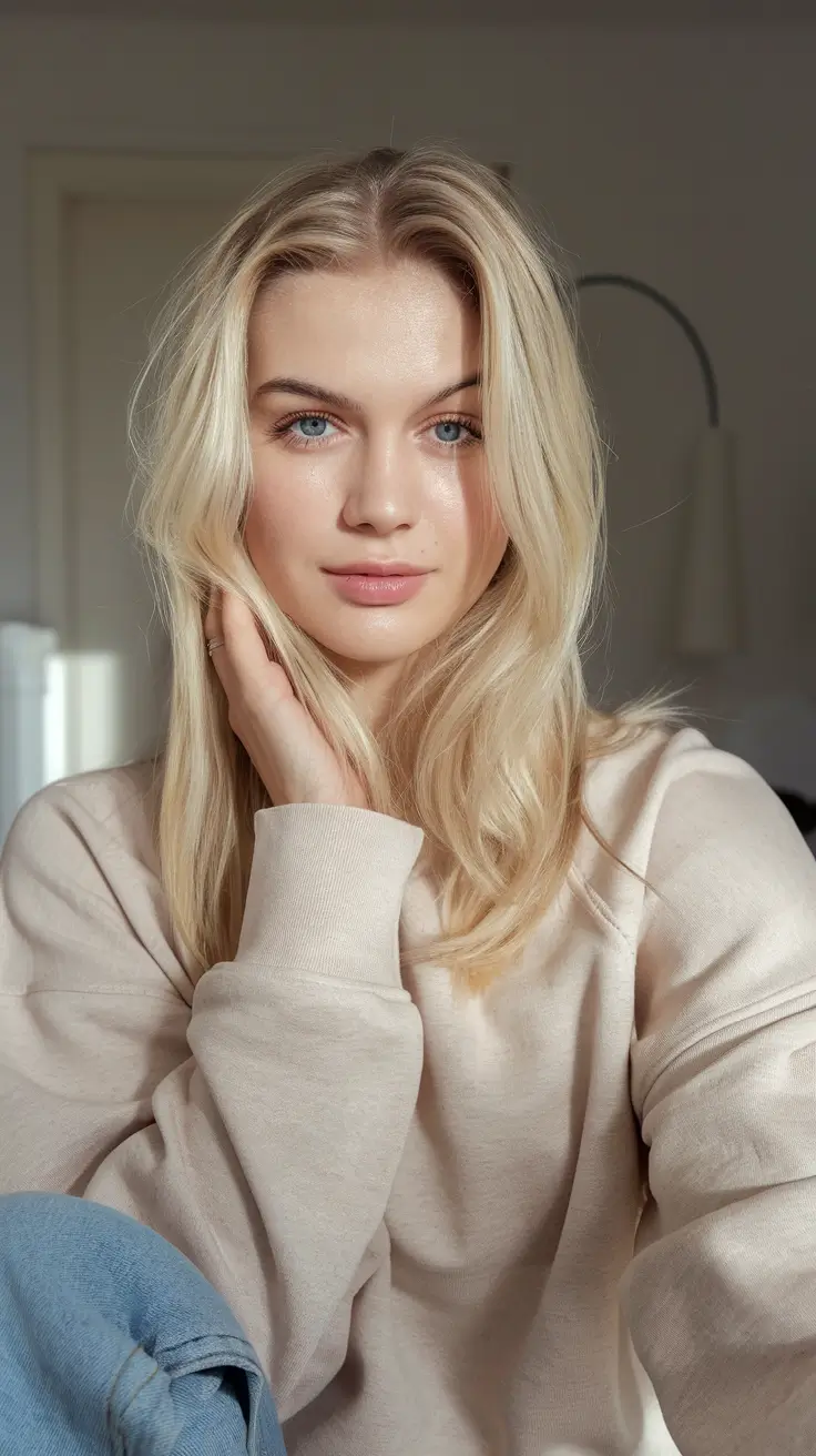 21 Blonde Hair Color 2026 Cool-Toned Sand Blonde