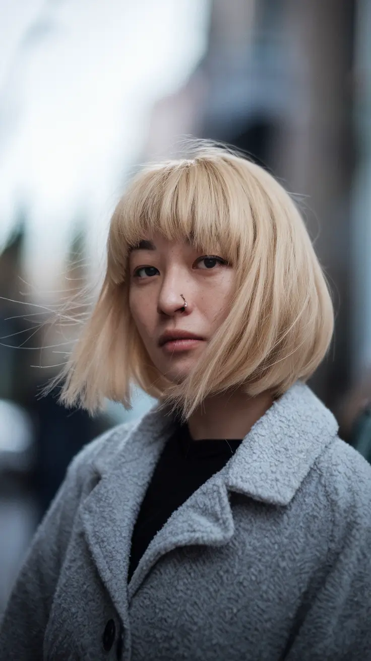 21 Blonde Hair Color 2026 French Bob Blonde