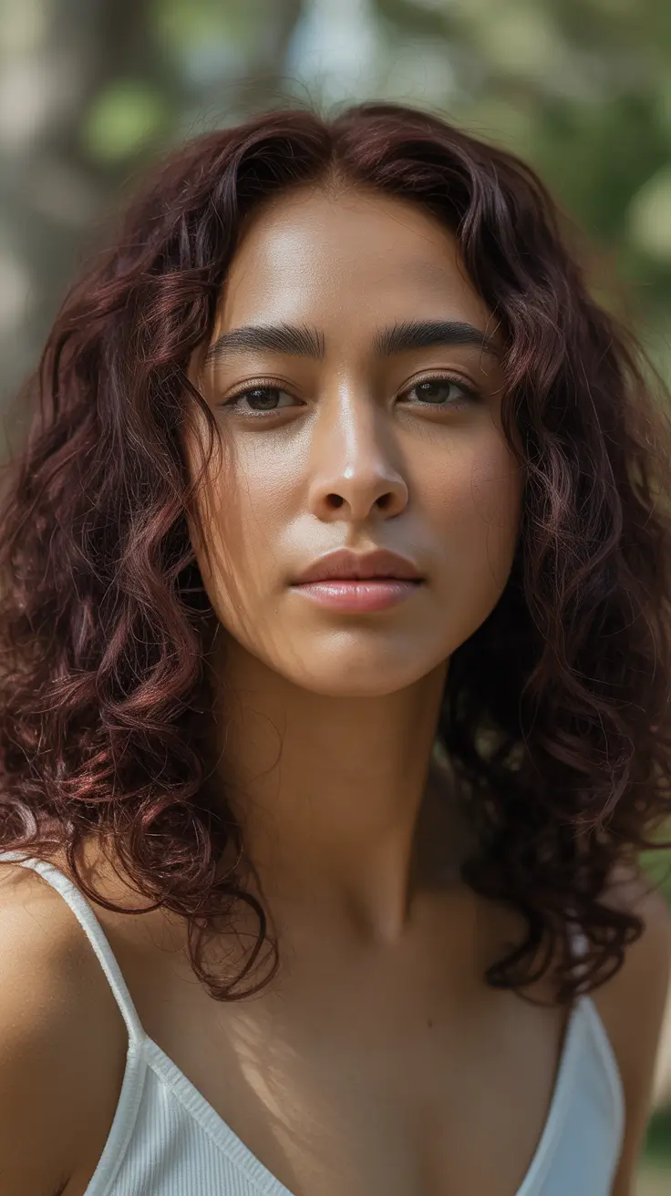 cherry brown hair Cherry Velvet Curls