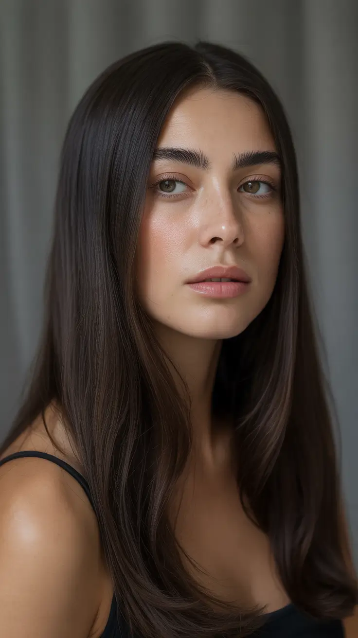 espresso brown hair Espresso Sleek Elegance