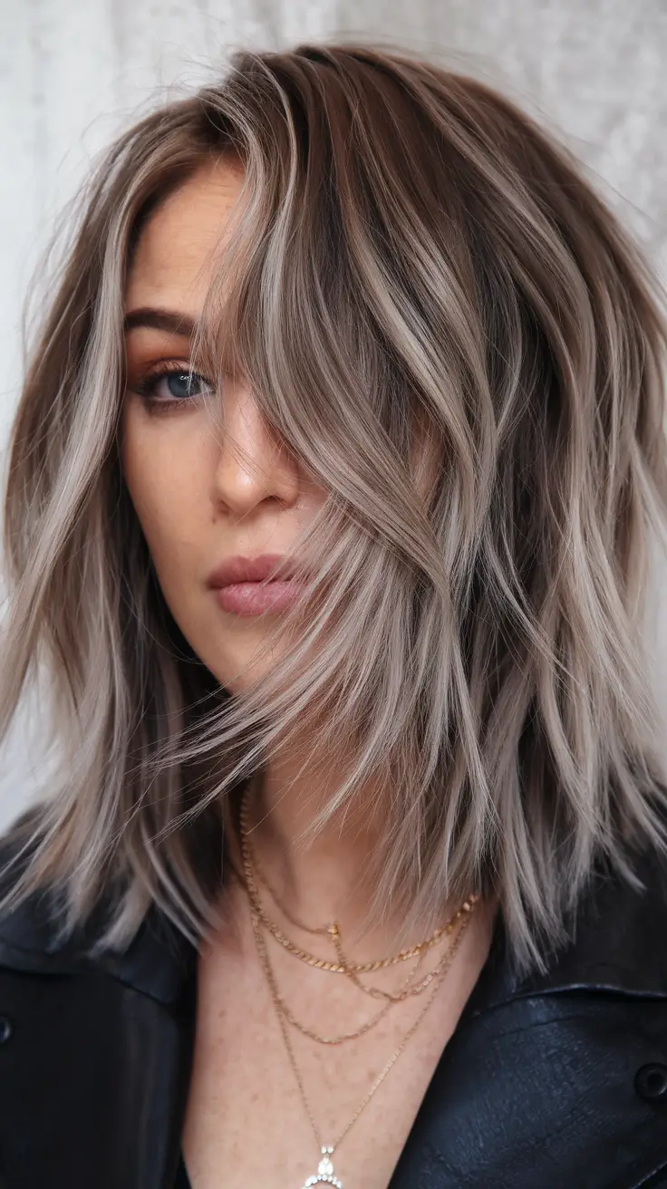 Brunette Hair Color 2026 Frosted Mocha Fade