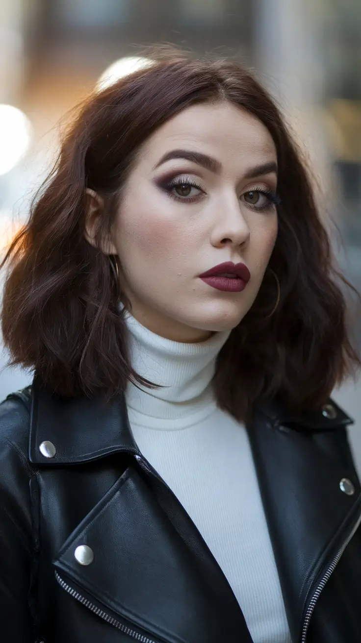 Brunette Hair Color 2026 Smoky Cherry Brunette