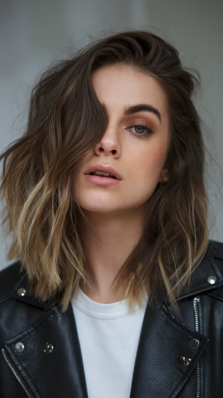 Brunette Hair Color 2026 Bronde Melted Bob