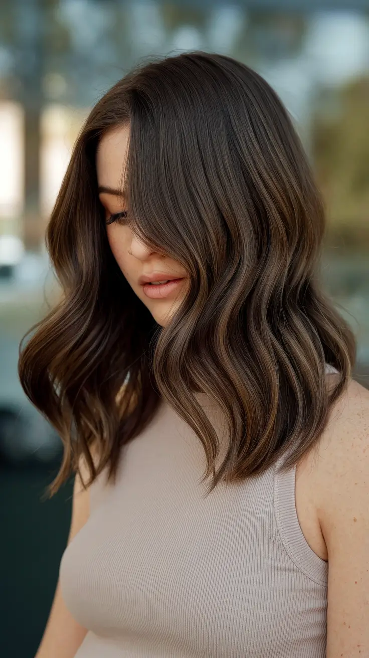Brunette Hair Color 2026 Silken Espresso Flow