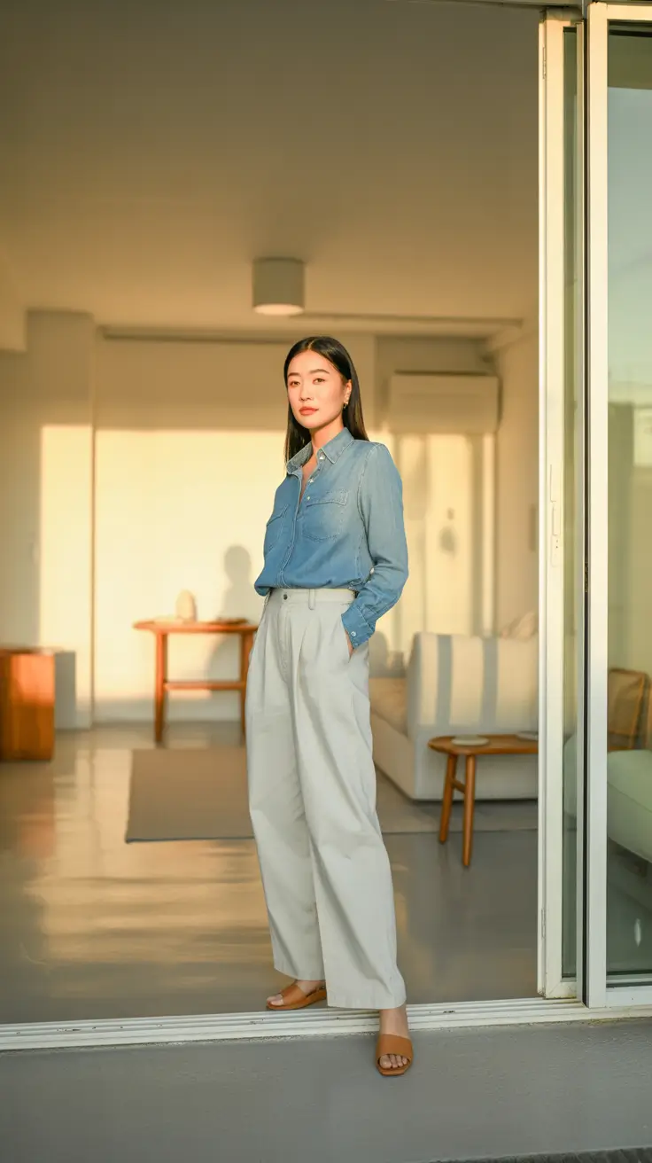 Minimalist Summer Denim Dusk