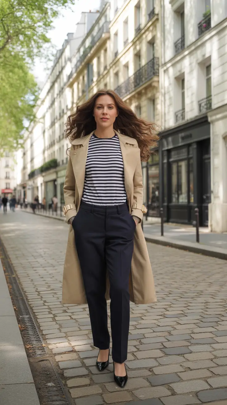 French Chic Parisian Stripes Reimagined