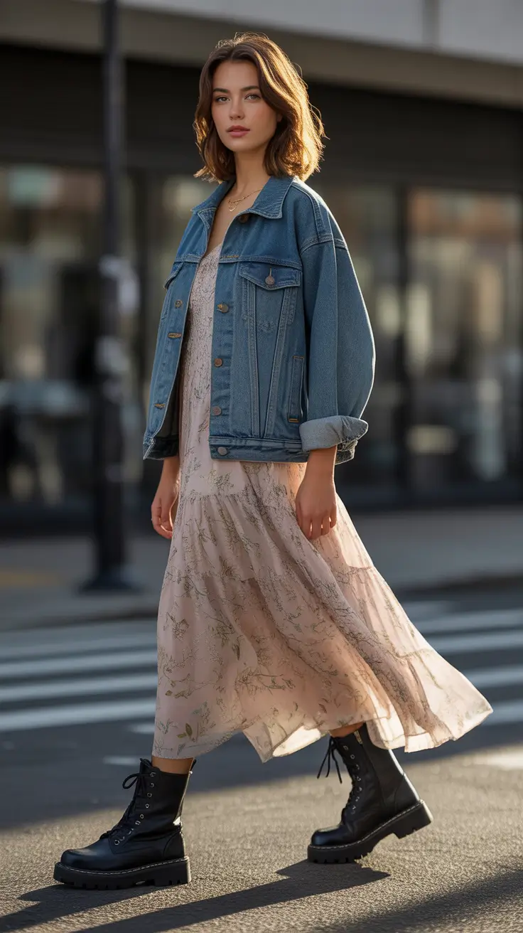 Chic Feminine Edge Streetwear