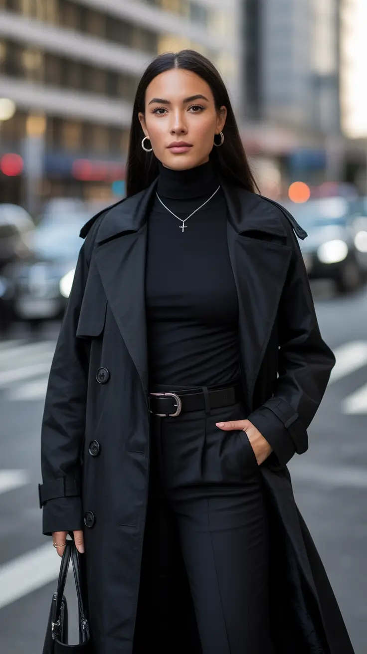 Elegant All-Black Urban Power