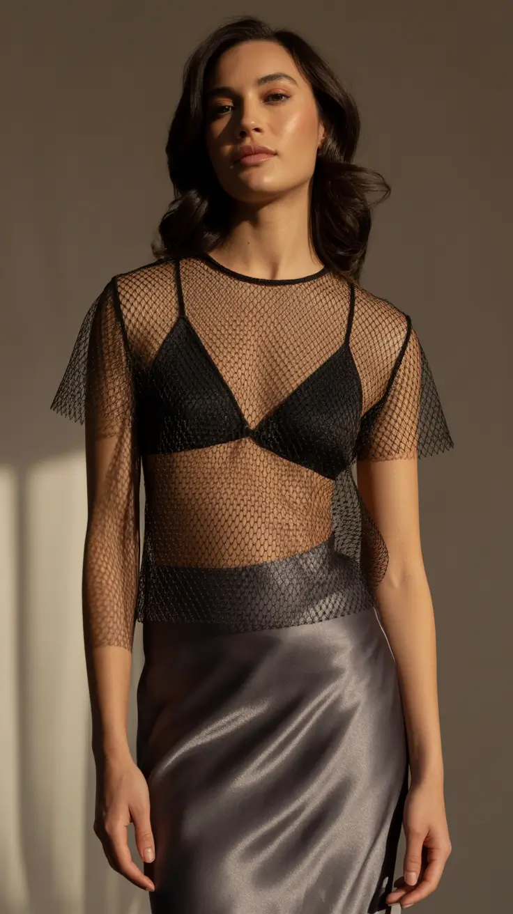 Midnight Mesh: The Cool-Girl Edge 2025