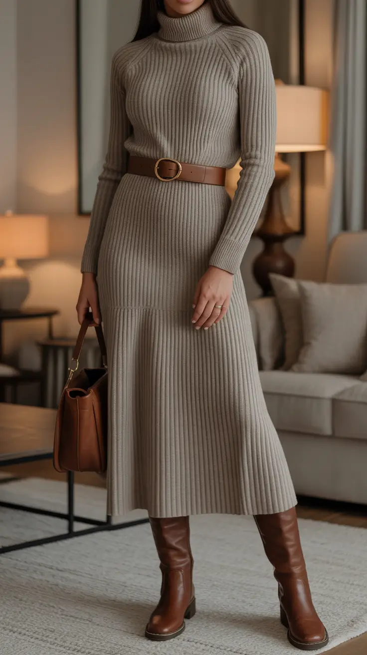 Classy Elegant cold weather outfits 2026 Soft Knit Sophistication