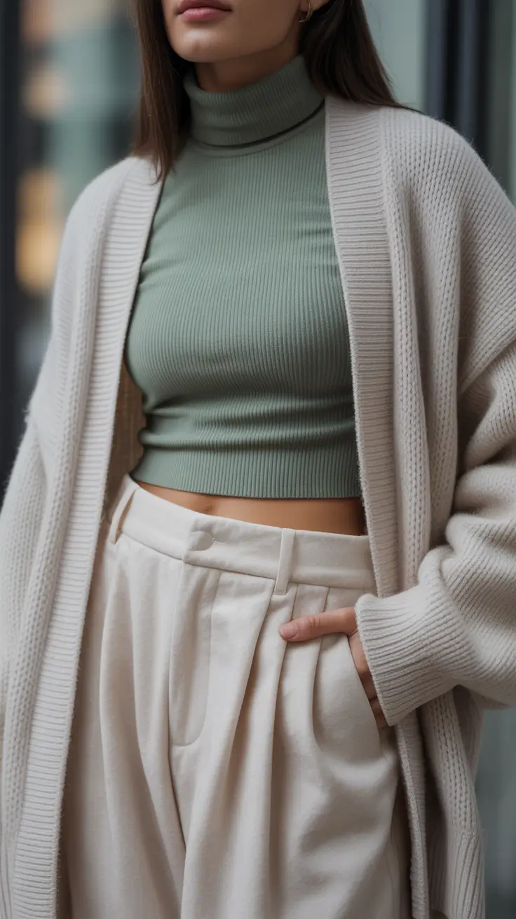 Layers Mint Calm in Winter Layers