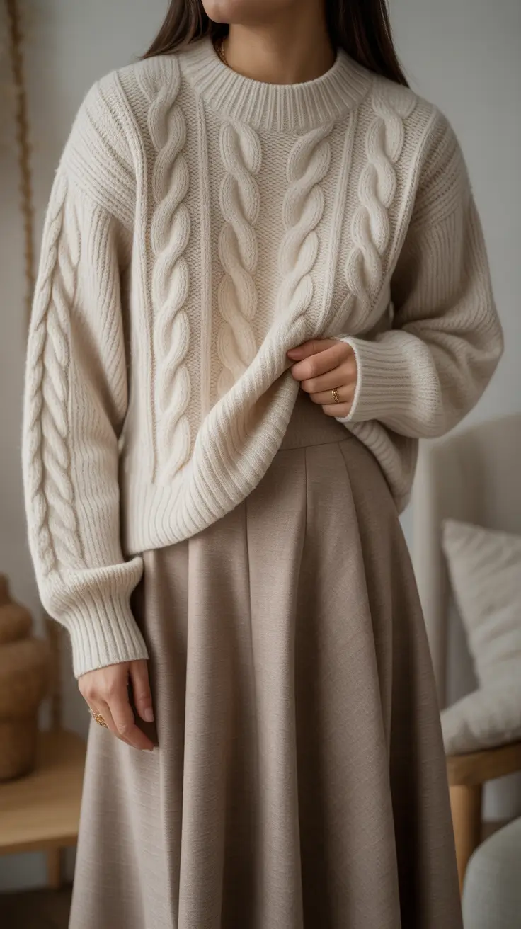 Knitwear Classic Cable Comfort