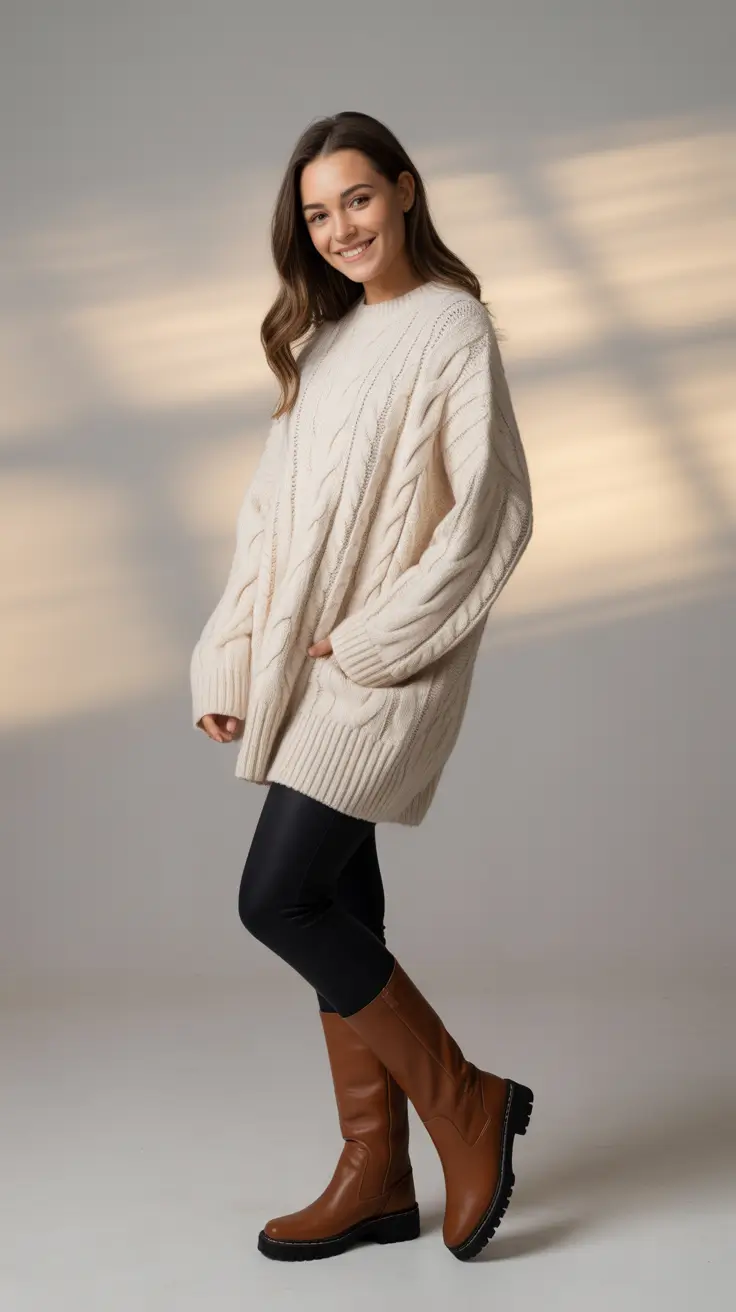 Oversized Comfort with Sleek Balance