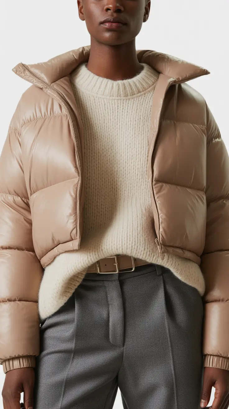 Modern Puff Meets Classic Knit