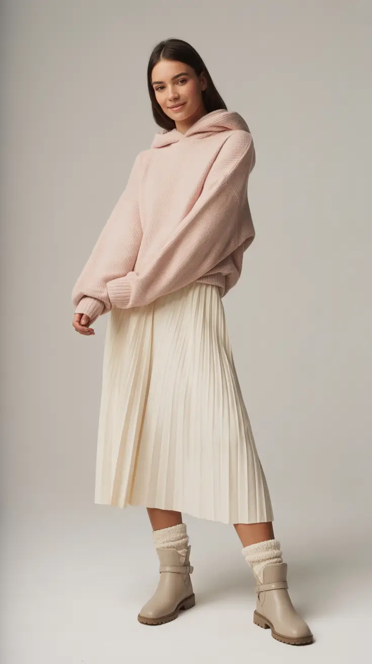Soft Pleats and Playful Comfort