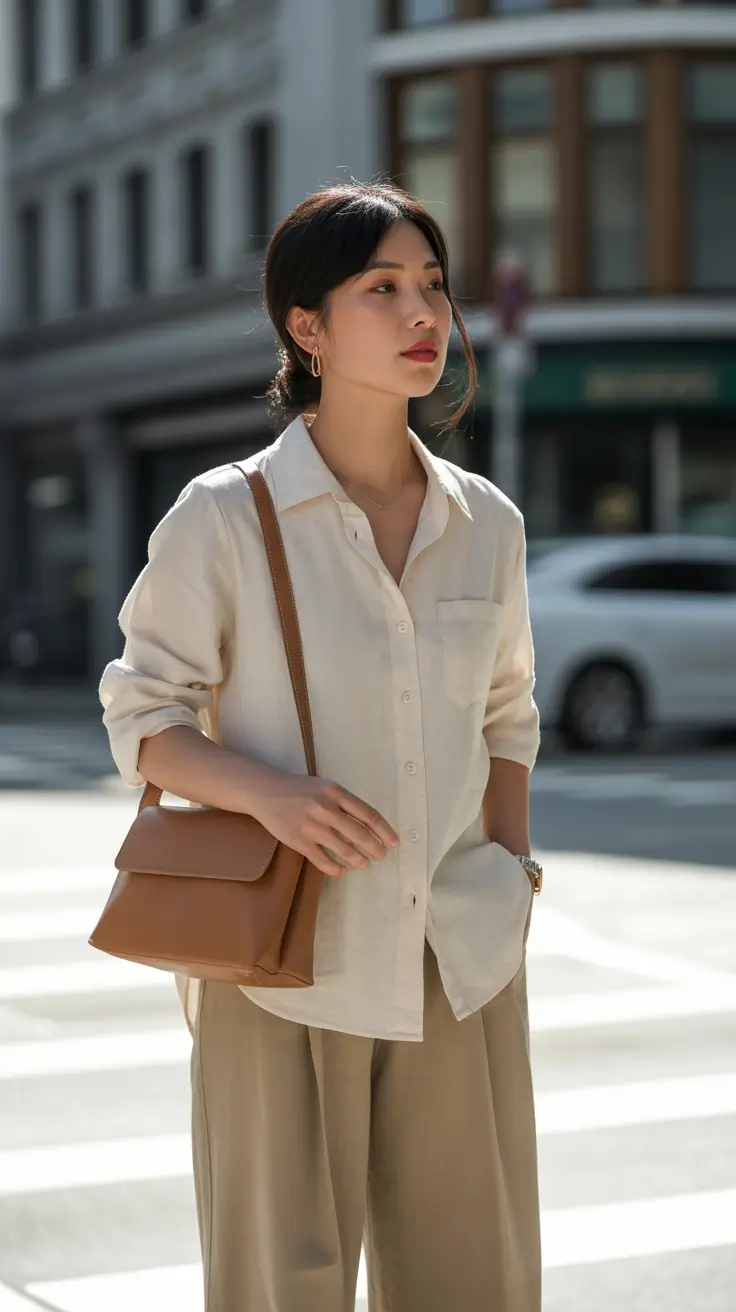 Smart casual classy modest women chic simple easy elevated aesthetic comfy inspo ideas