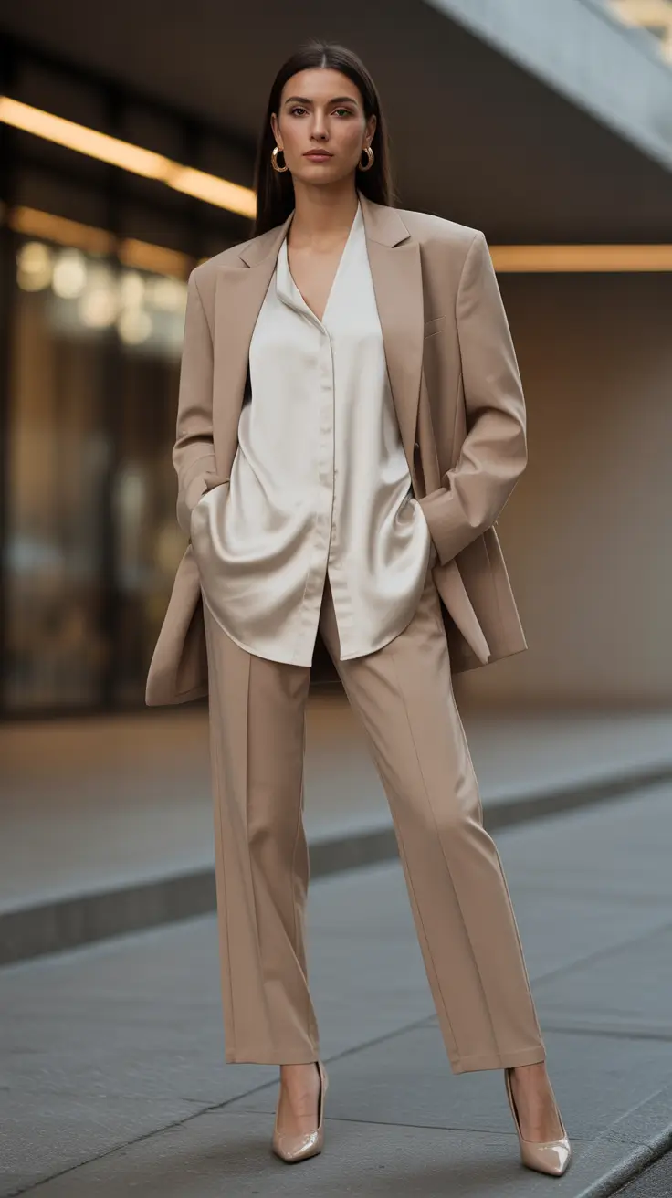 Casual Refined Neutrals The Effortless Luxe Suit
