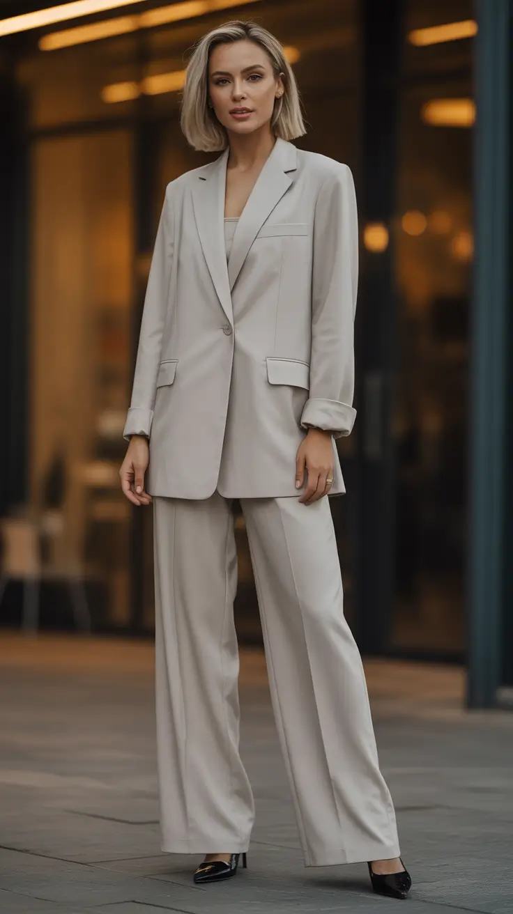 Chic Soft Power The Modern Suit Set