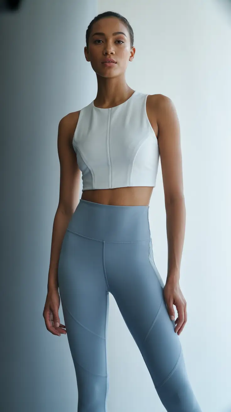 gym-outfit-ideas-2026 Sculpted Minimalism in Soft Neutrals