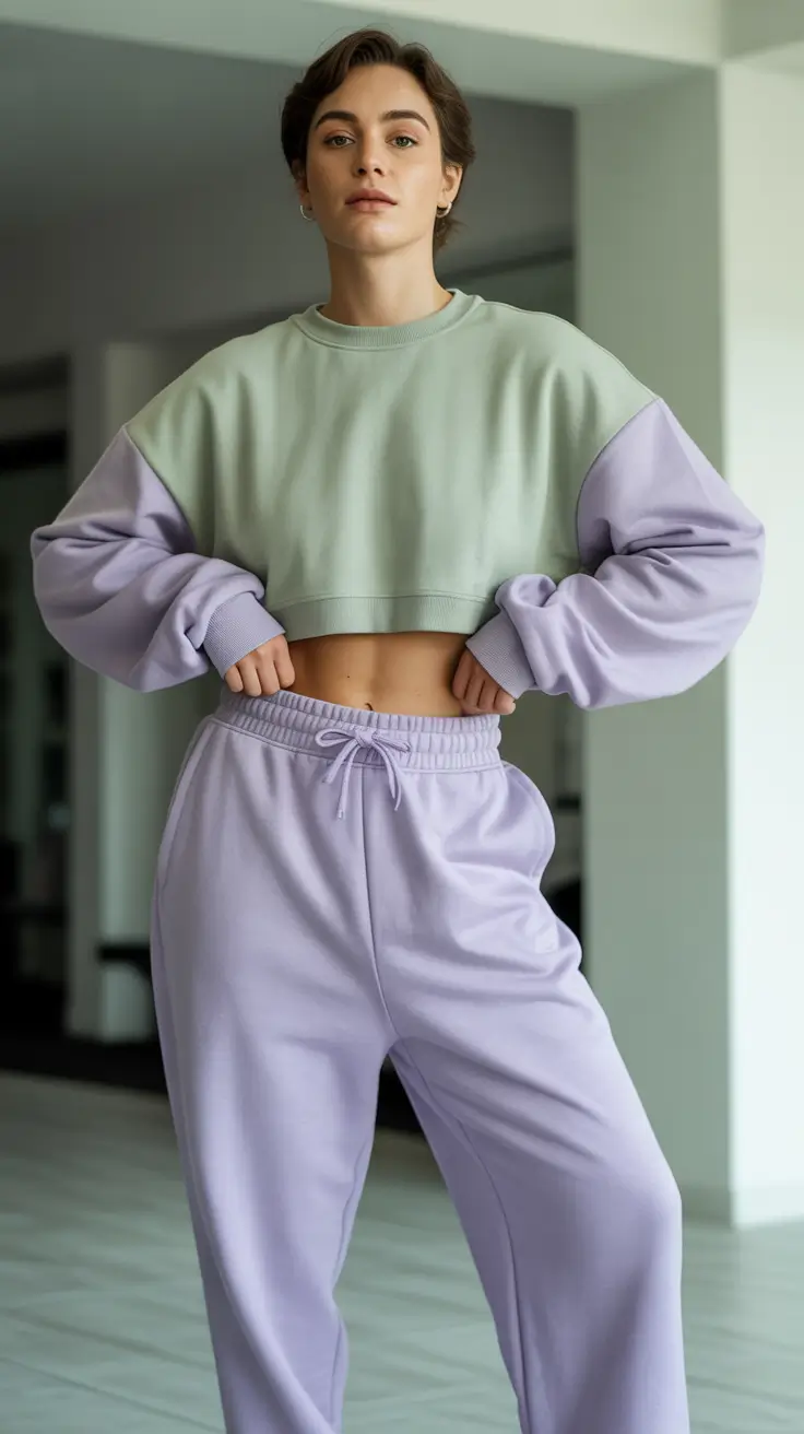 gym-outfit-ideas-2026 Soft-Pastel Lounge Sport With Oversized Warmth