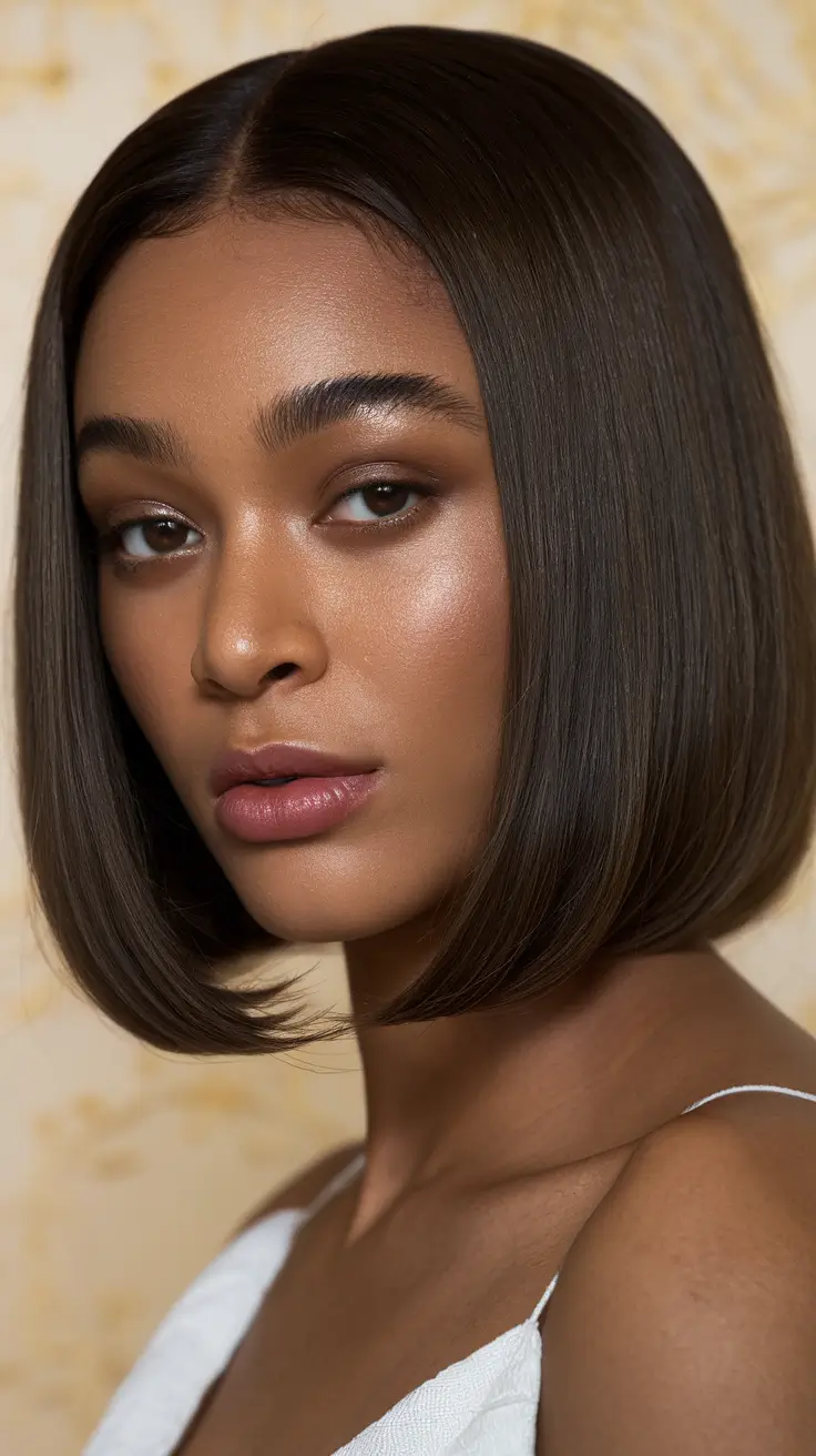 21 Best hair color for brown skin 2026 Classic Cocoa Bob
