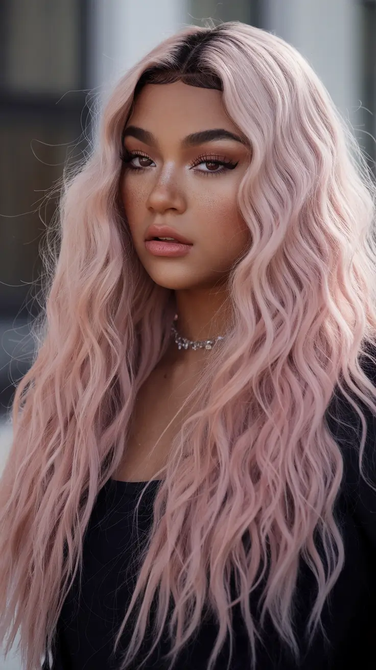 21 Best hair color for brown skin 2026 Rose Quartz Waves