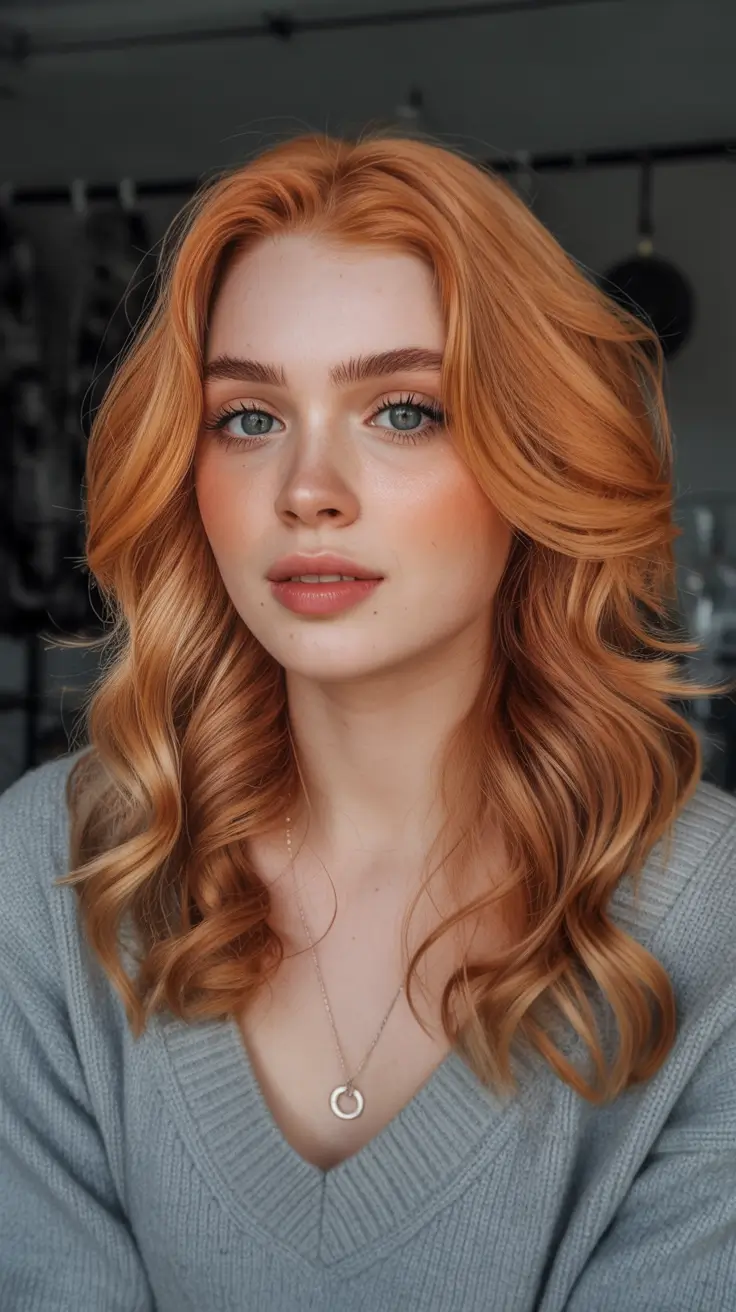 cinnamon Golden Apricot Waves