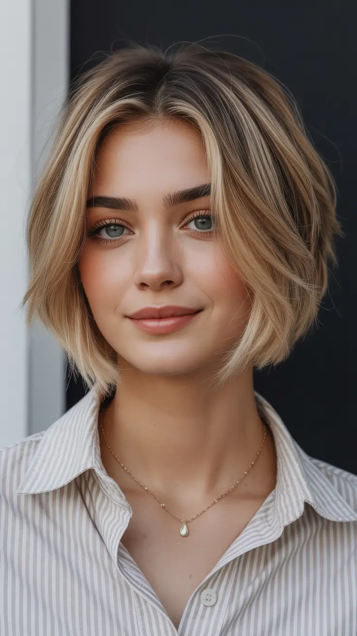 Layered bob hairstyle 2026