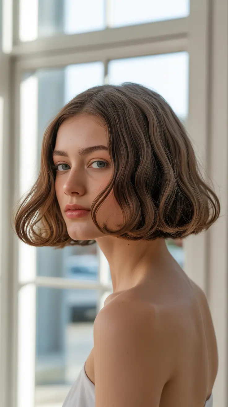 Soft wave bob hairstyle 2026