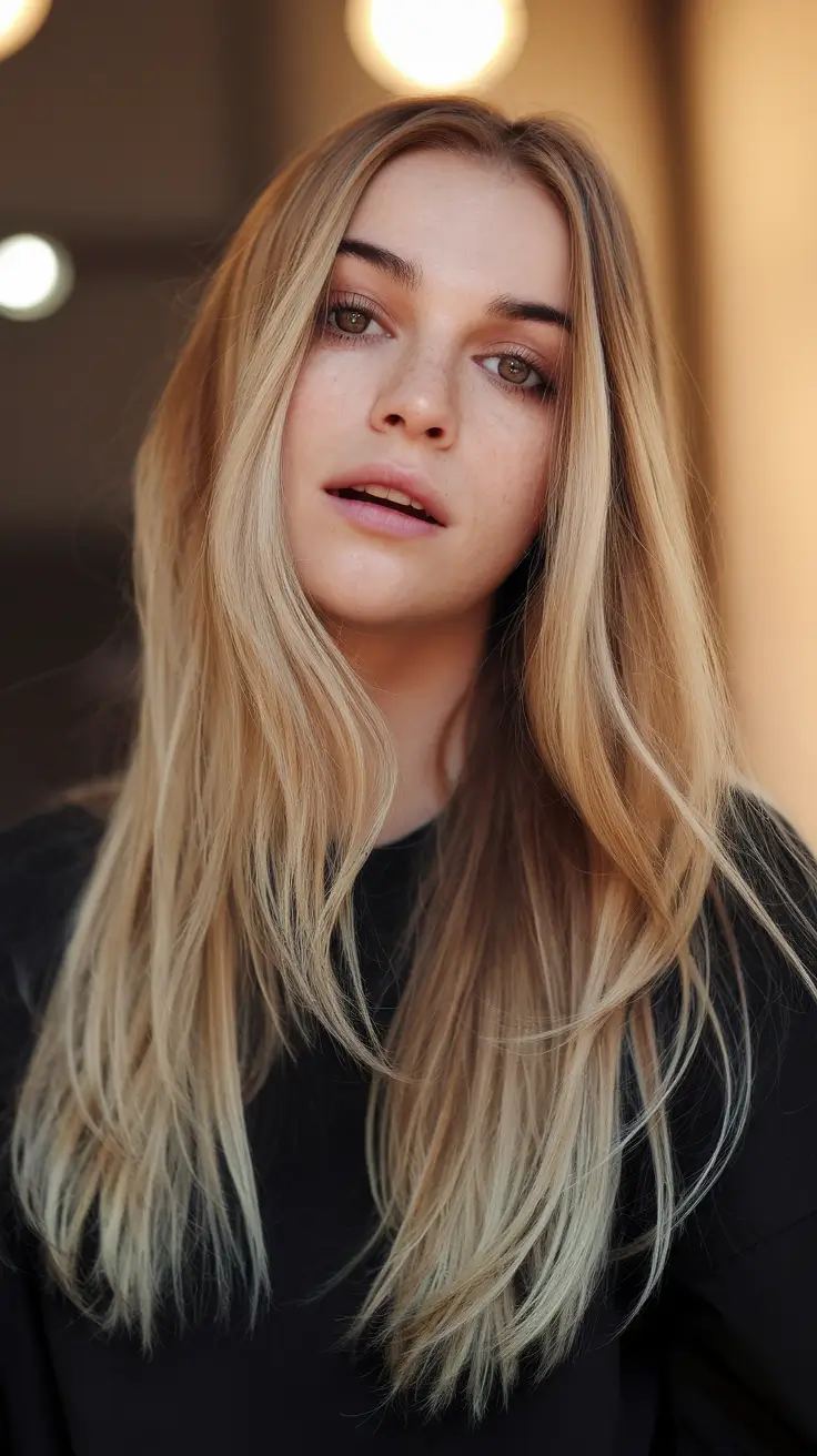 21 Honey blonde hair color 2026 Light Honey Balayage Glow