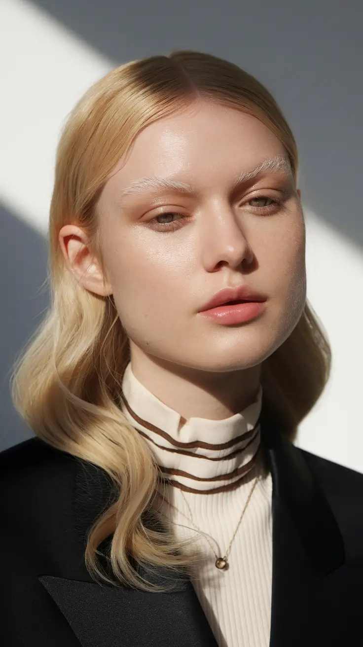 21 Honey blonde hair color 2026 Minimalist Vanilla Honey Waves