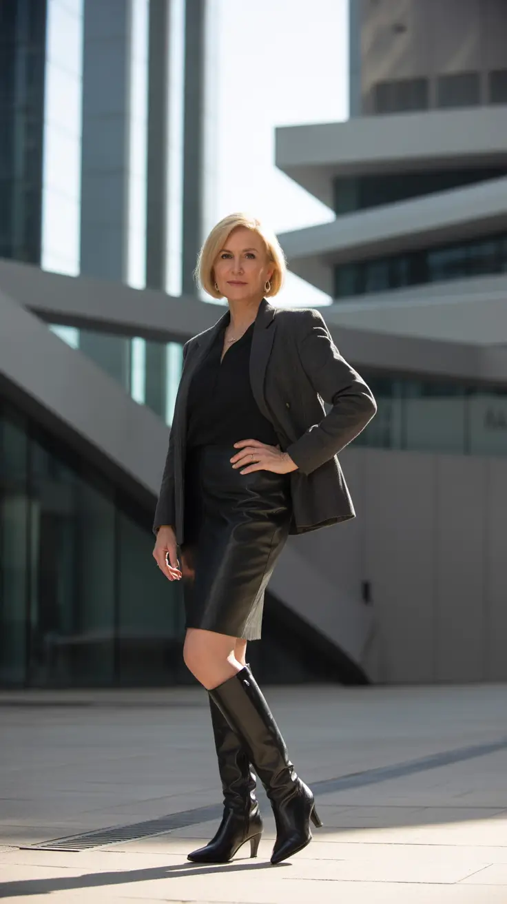 2026-summer-Urban-Black-Leather-With-Confident-Edge