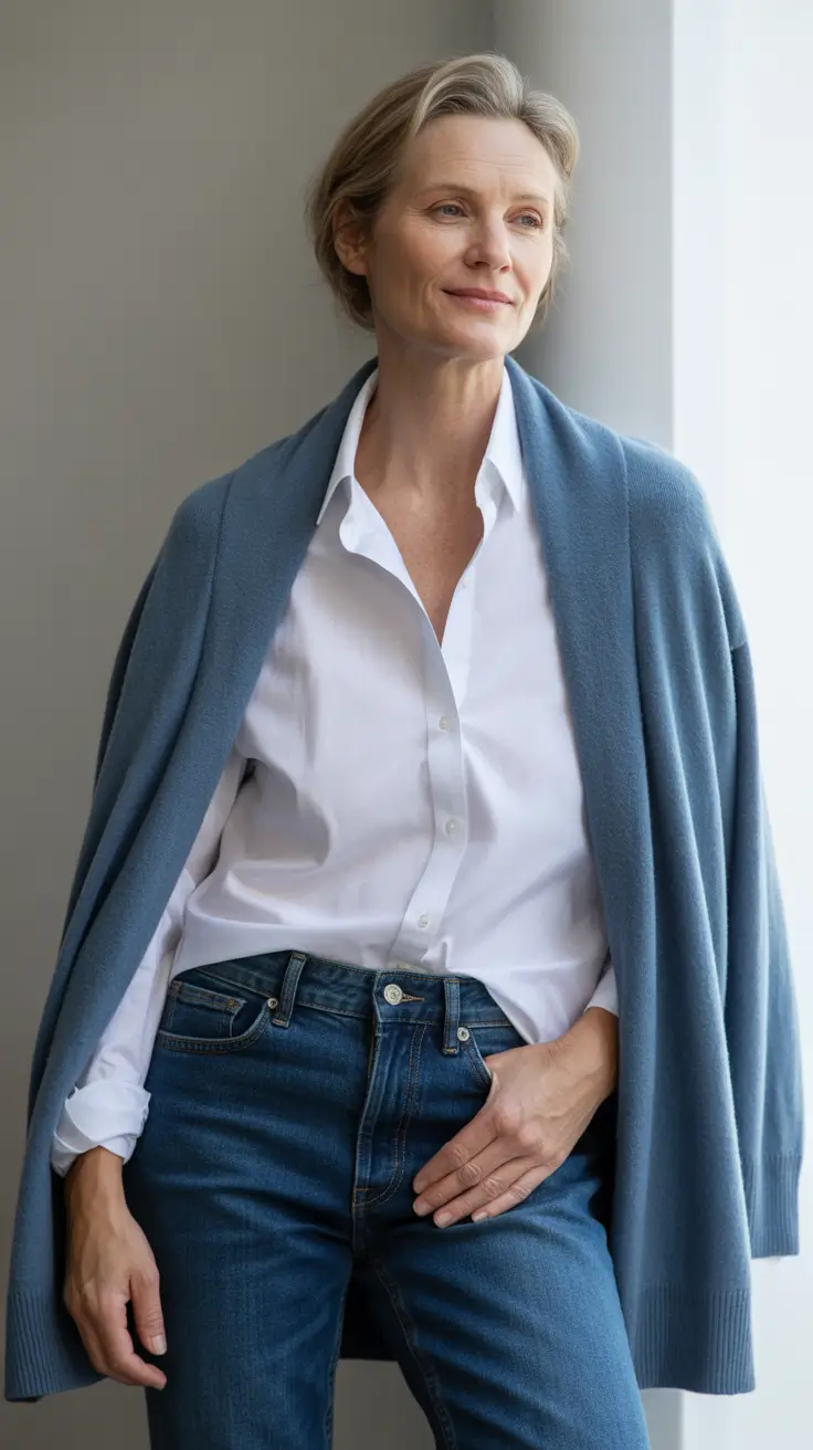 2026-summer-Blue-Cardigan-Ease-With-Denim-Simplicity