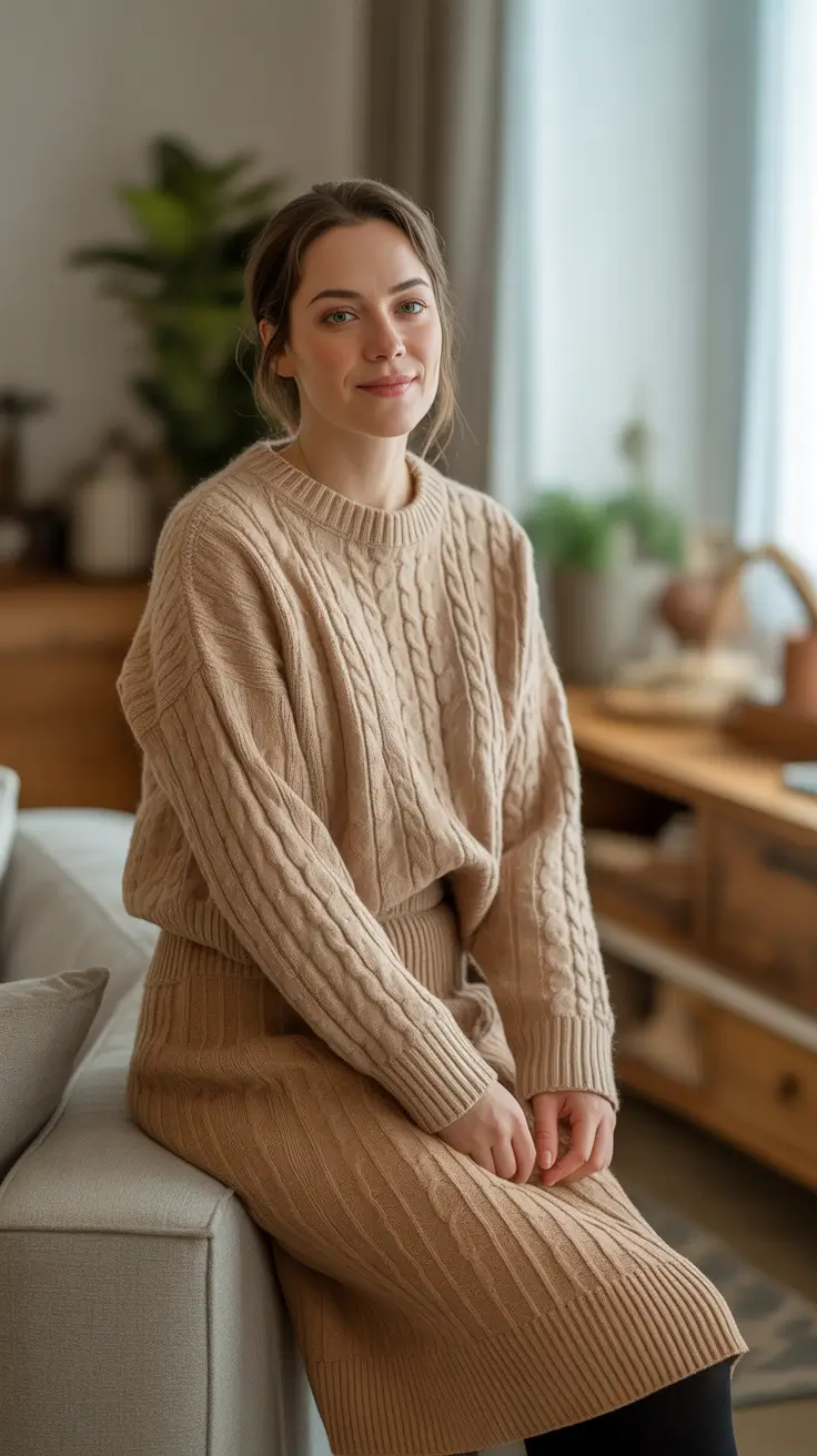 Cable-Knit-Comfort-for-Autumn-Evenings