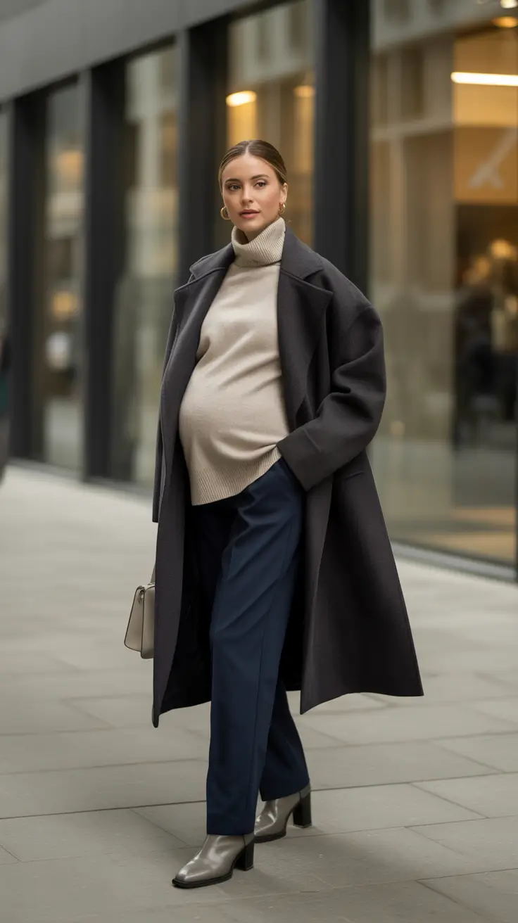 Elevated Modern Office Chic with Cool Neutrals