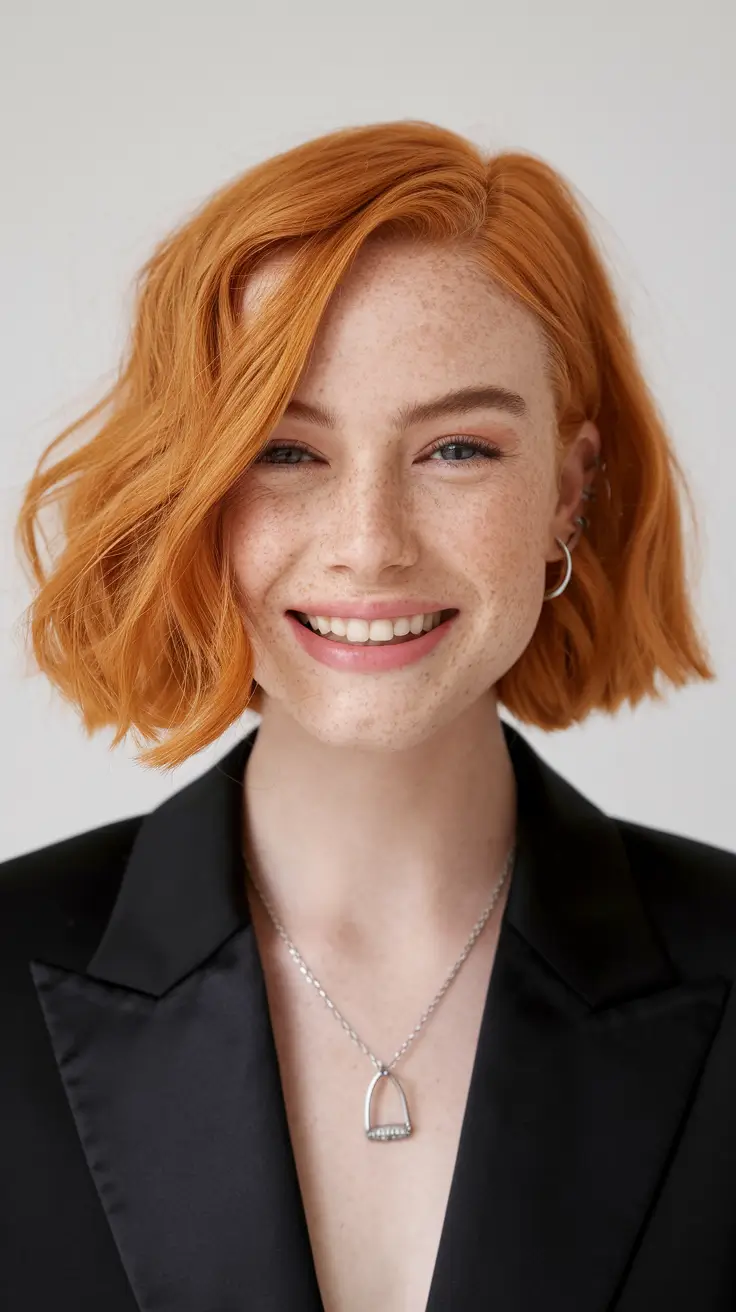Bright Tangerine Bob