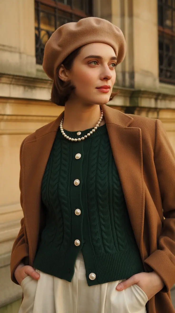 Parisian Poise Autumn Church Greece Trendy Outfit 2026