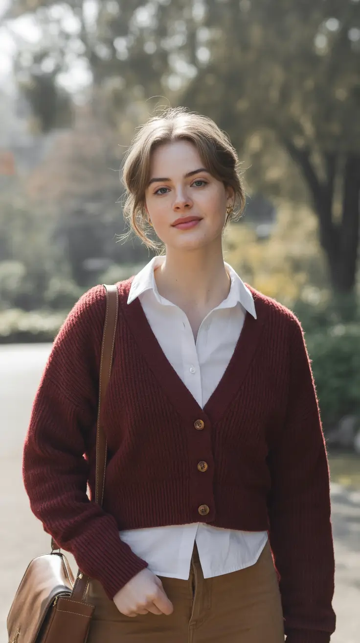 Warm Academia School Autumn Trendy Outfit 2026