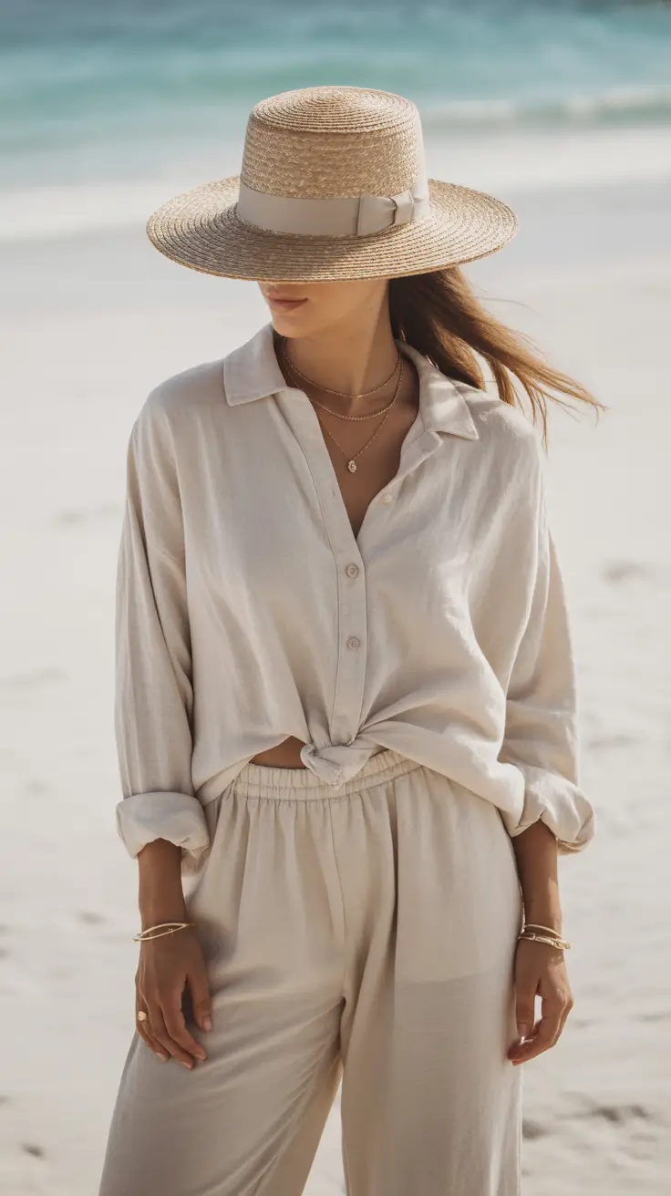 Tropical Soft Linen Serenity