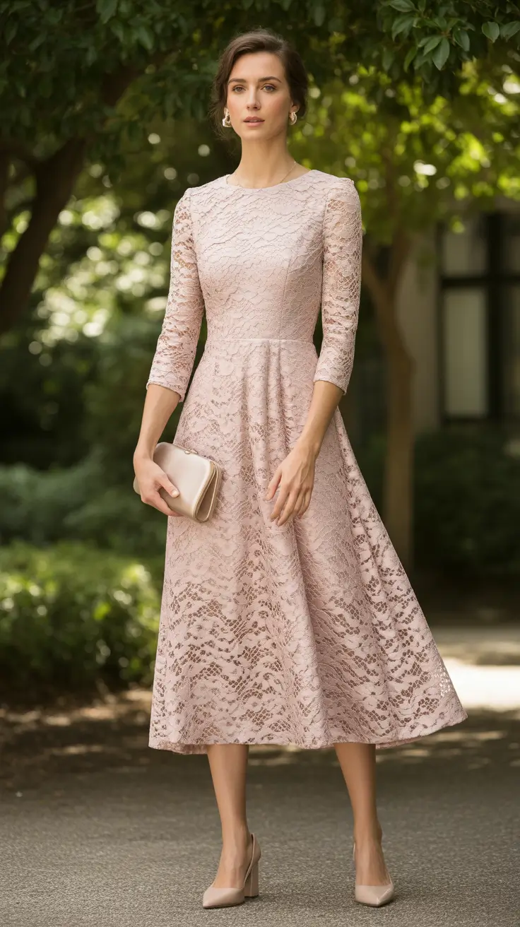 Western Country Civil October wedding guest outfit