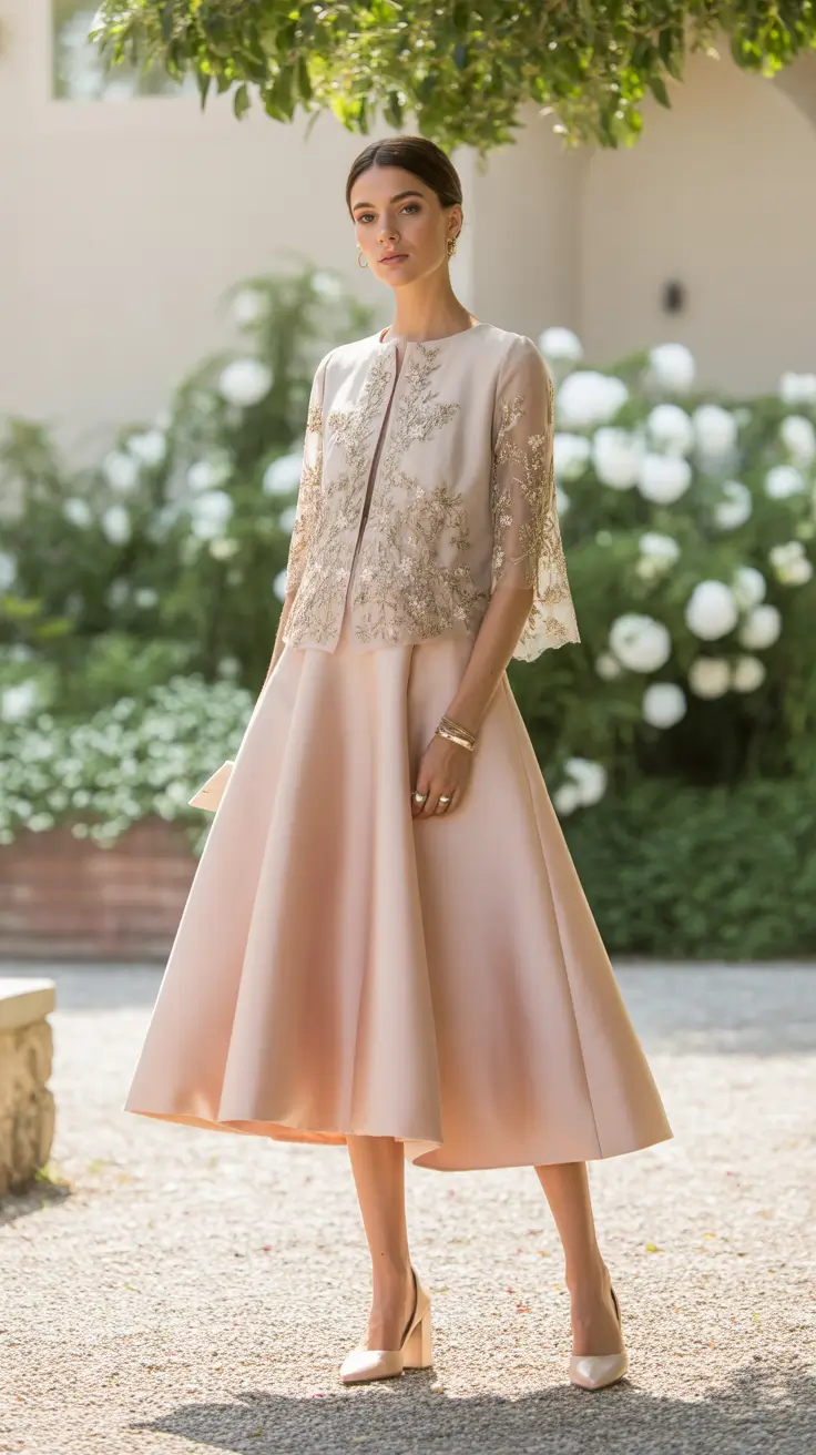 Indian Western Country Civil wedding guest outfit