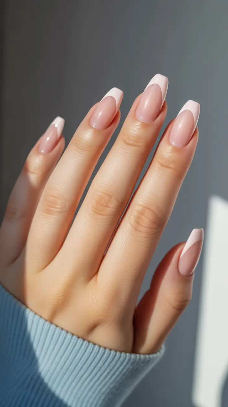 acrylic-nails-2026-Modern-Pink-Angled-French