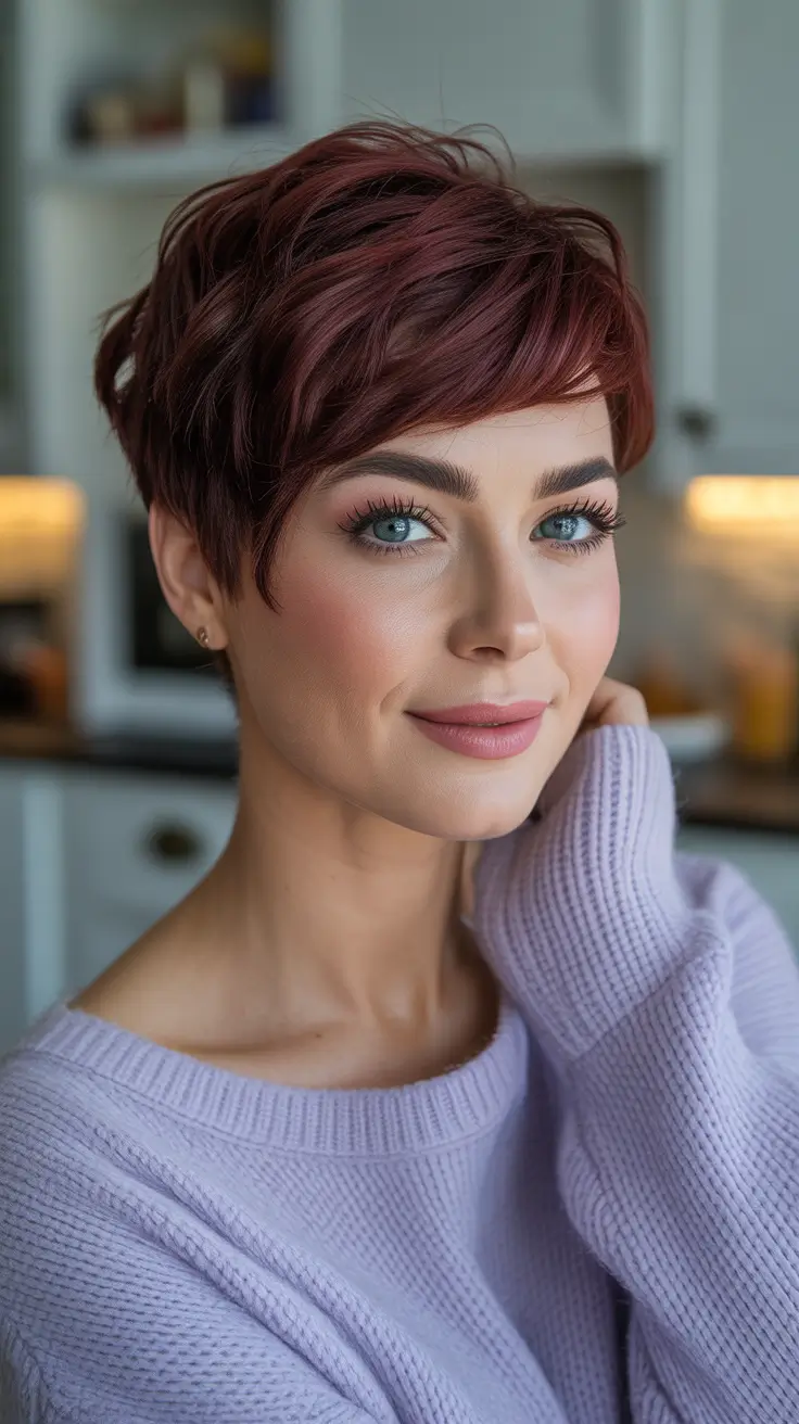 Asymmetrical Pixie Cherry Plum