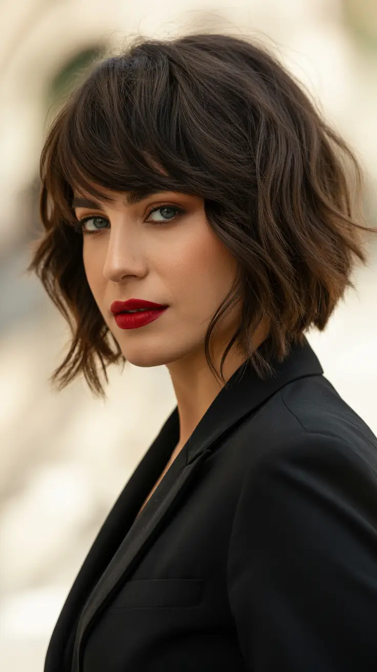 Bob haircut inspiration 2026 Classic Rounded Bob With Soft Volume