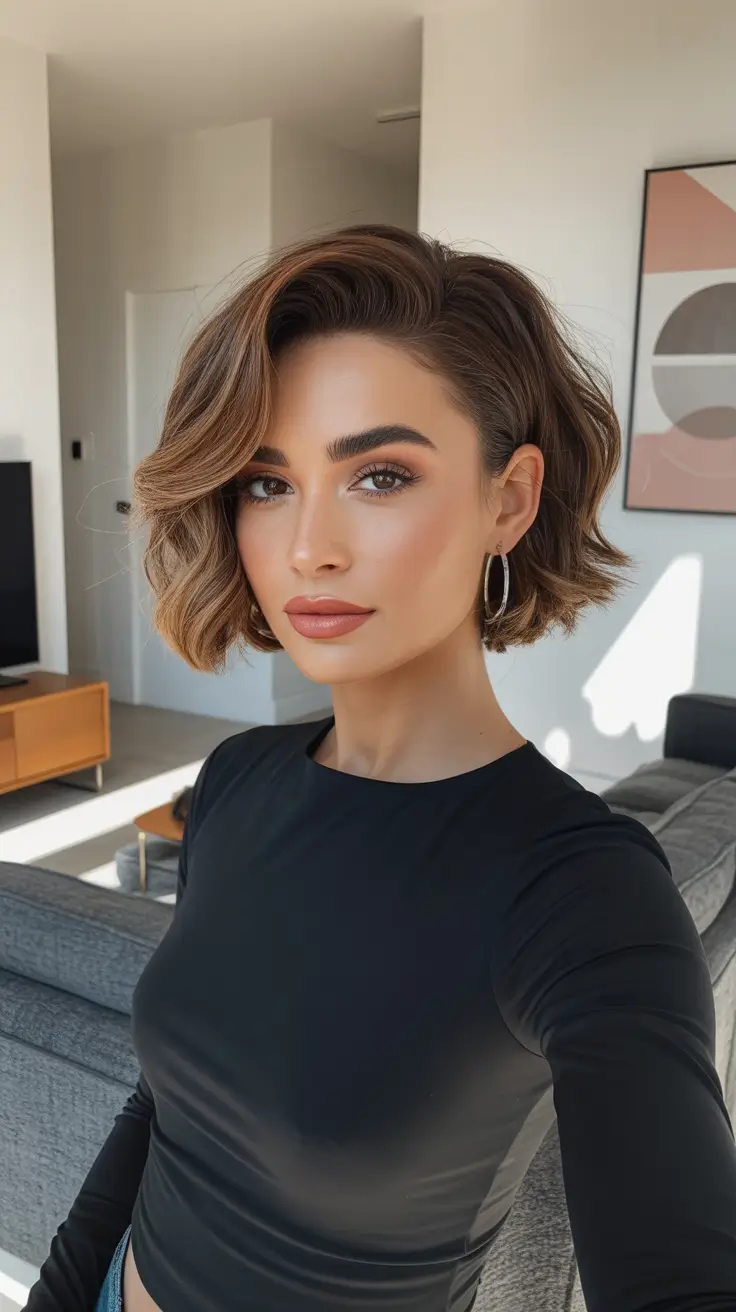 bob-hairstyles-2026-Soft-Wavy-Bob-With-Natural-Volume